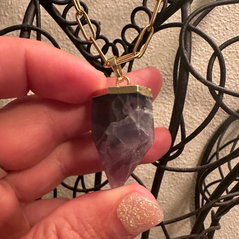 Gemstone necklace